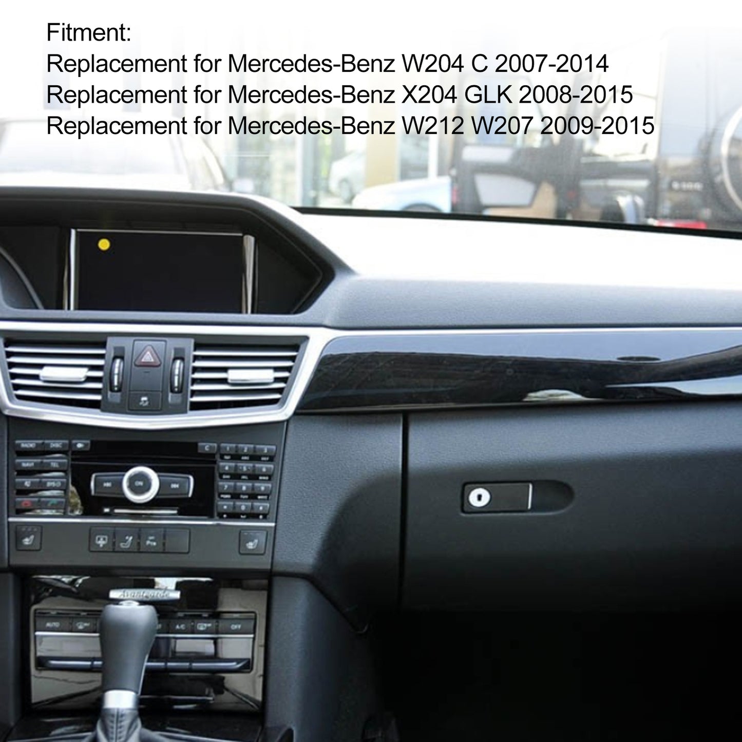 Glove Box Handle Cover Glove Box Latch Handle Lid Lock Switch for W204 W212 M9L6 Q