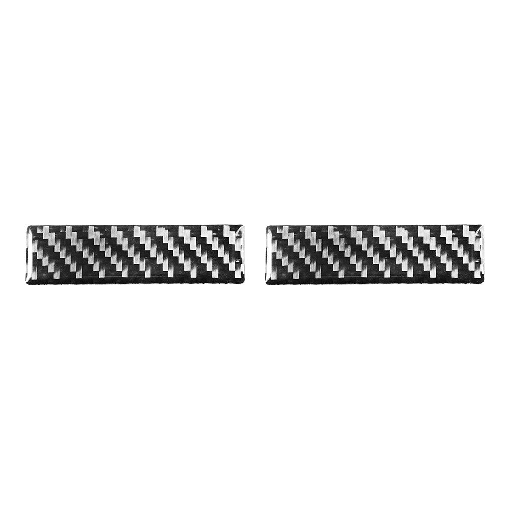 2x carbon fiber beverage holder trim for Porsche /996 1998-2004