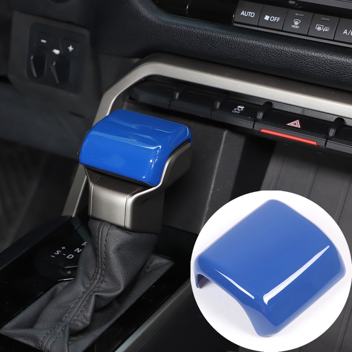 Blue Gear Shift KNOB Protective Cover for ABS, suitable for Sequoia 2022-2023. n
