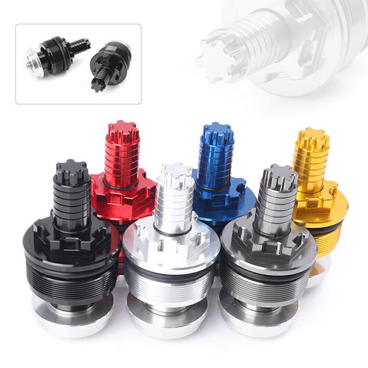 41mm Front Fork Shock Absorber Screw Cover Cap for Yamaha YZF-R25 R3 po