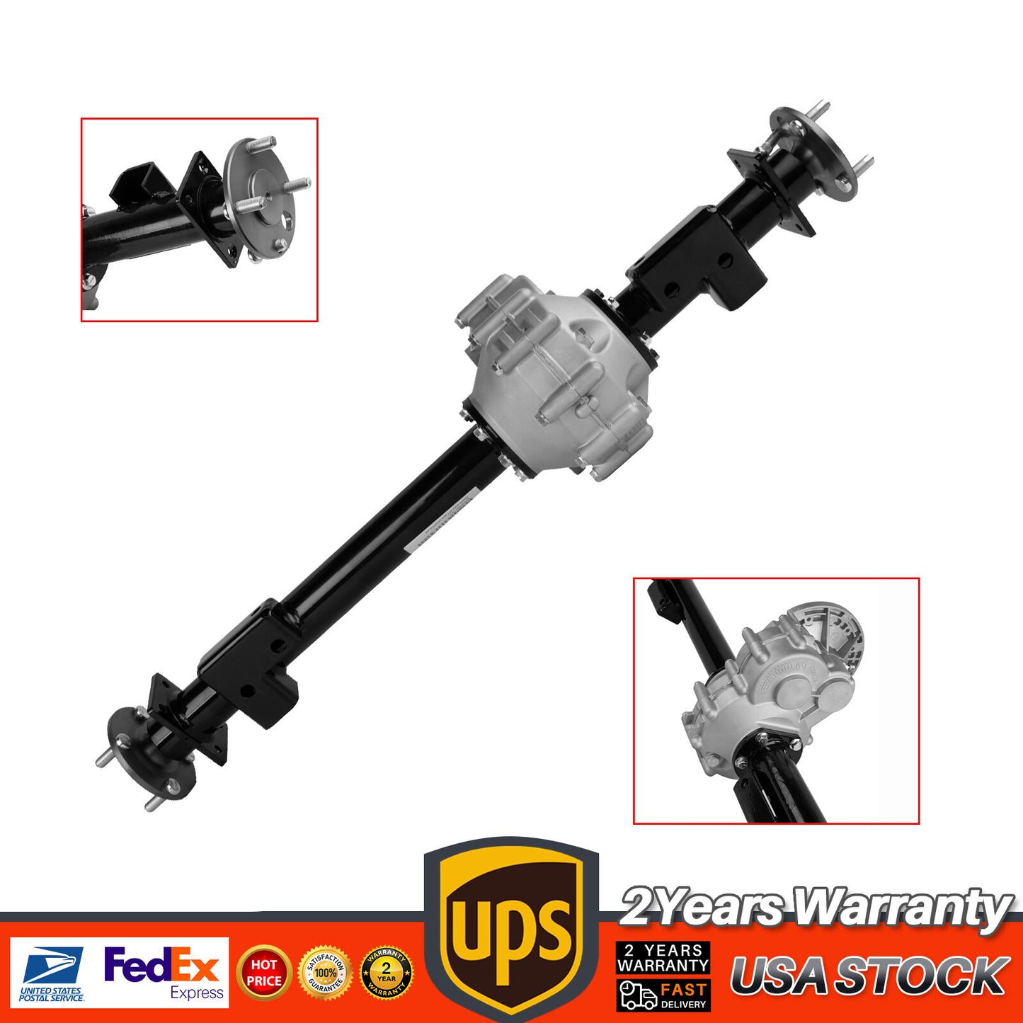 Rear Axle Housing Assembly Fit for EZGO RXV for Golf Carts 2008-2013 614063 600357 Q
