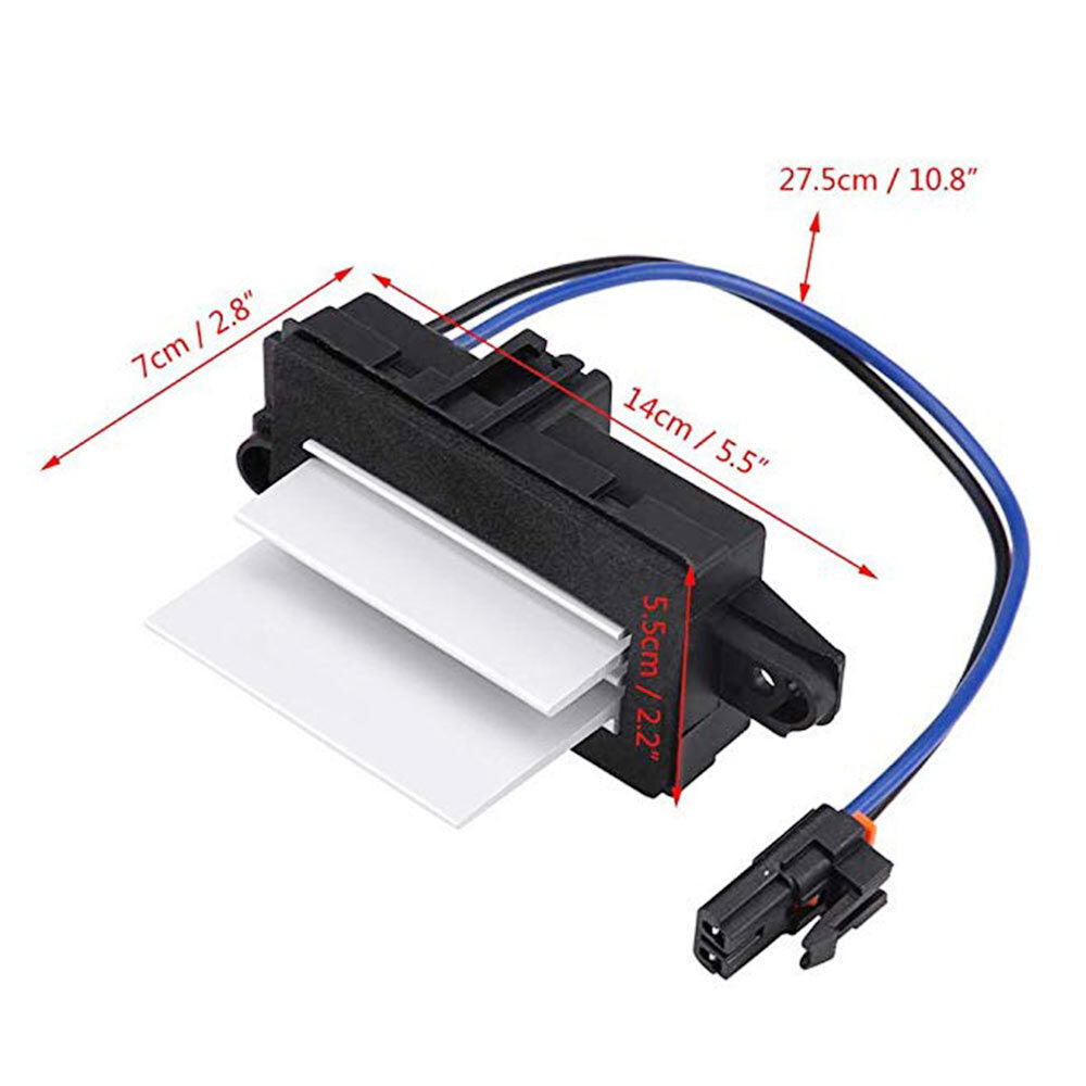 1-pack suitable for Chevrolet Envoy Front HVAC heater blower motor resistor 53-69738 Q