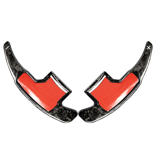 Carbon Fiber Steering Wheel Paddle Shifter Extension  for ford  for Mustang 2015-2021 Q