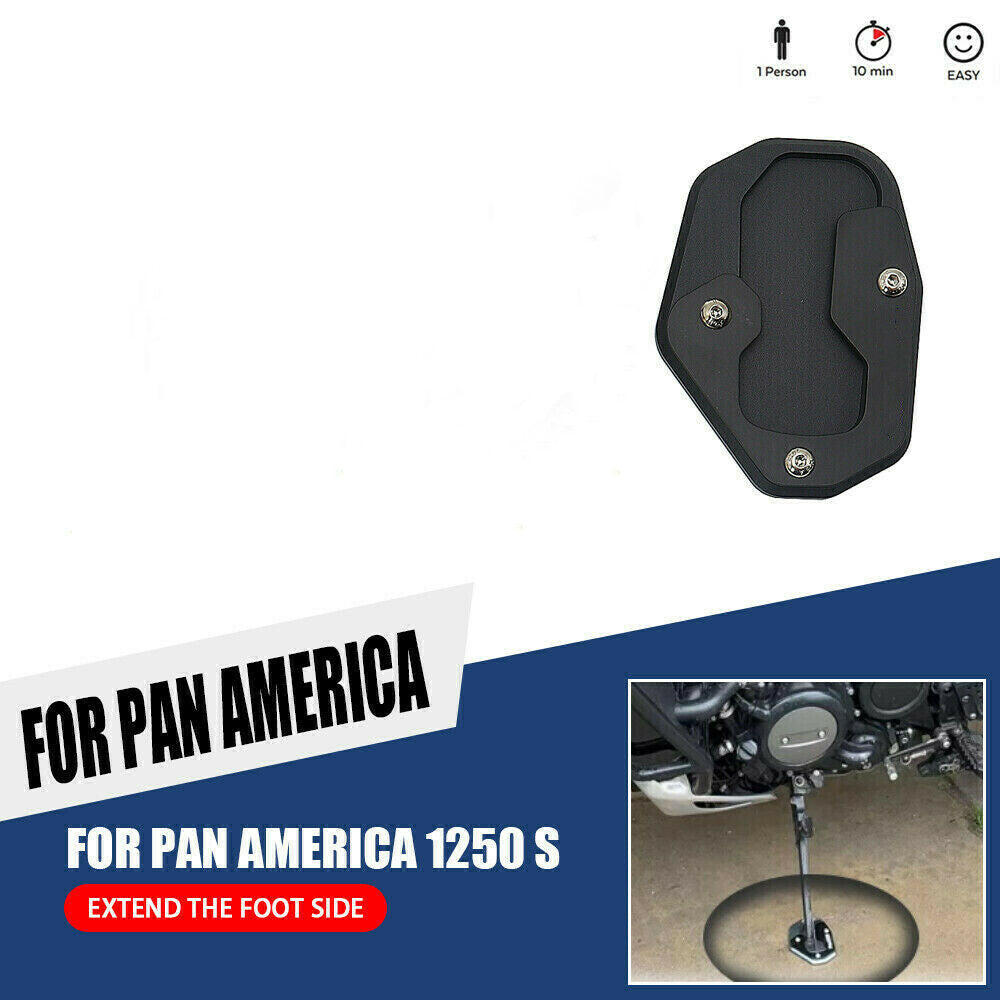 for HARLEY PAN AMERICA 1250 S PA1250 S 2021 Foot Side Stands Enlarge Pad Q