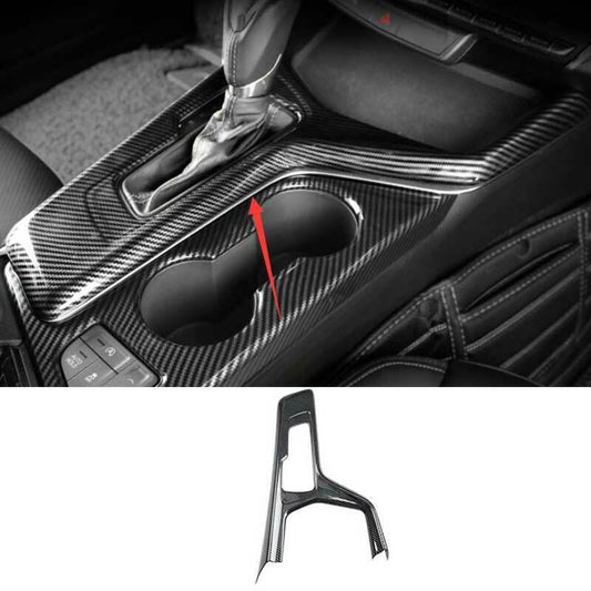for Cadillac CT4 2020-24 Carbon Fiber Inner Console Gear Shift Frame Cover Trim