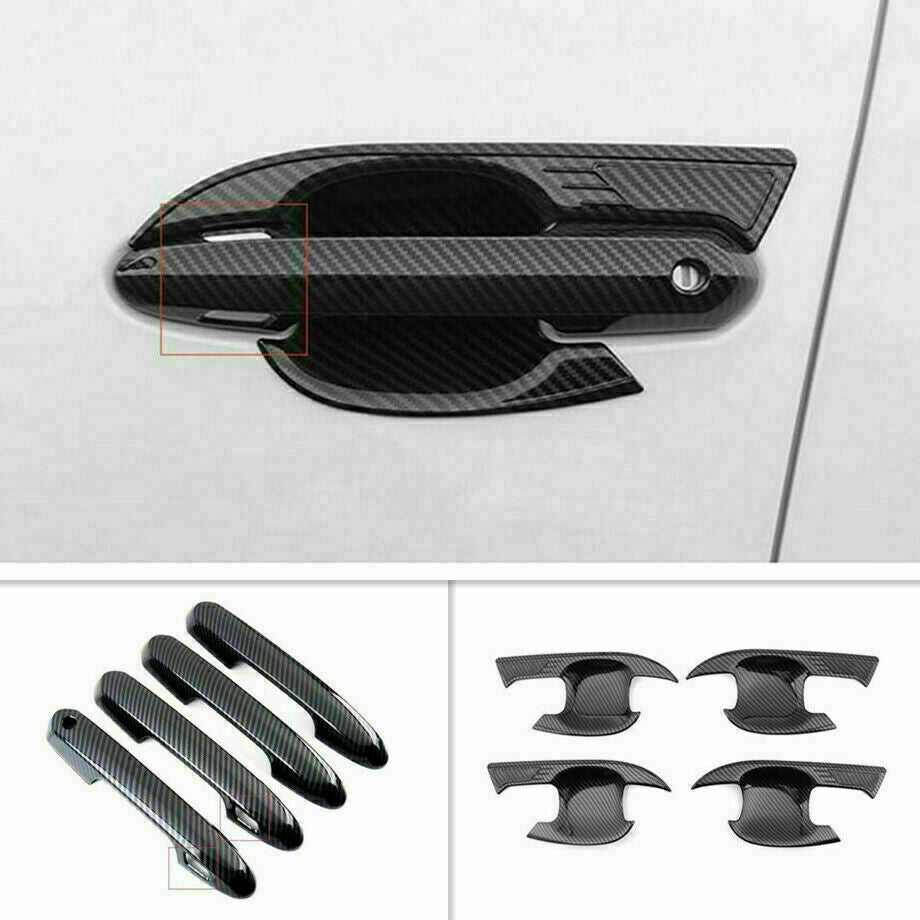 2For F150 2021-2023 Carbon Fiber Dashboard Side Air Vent Outlet Cover Trim v