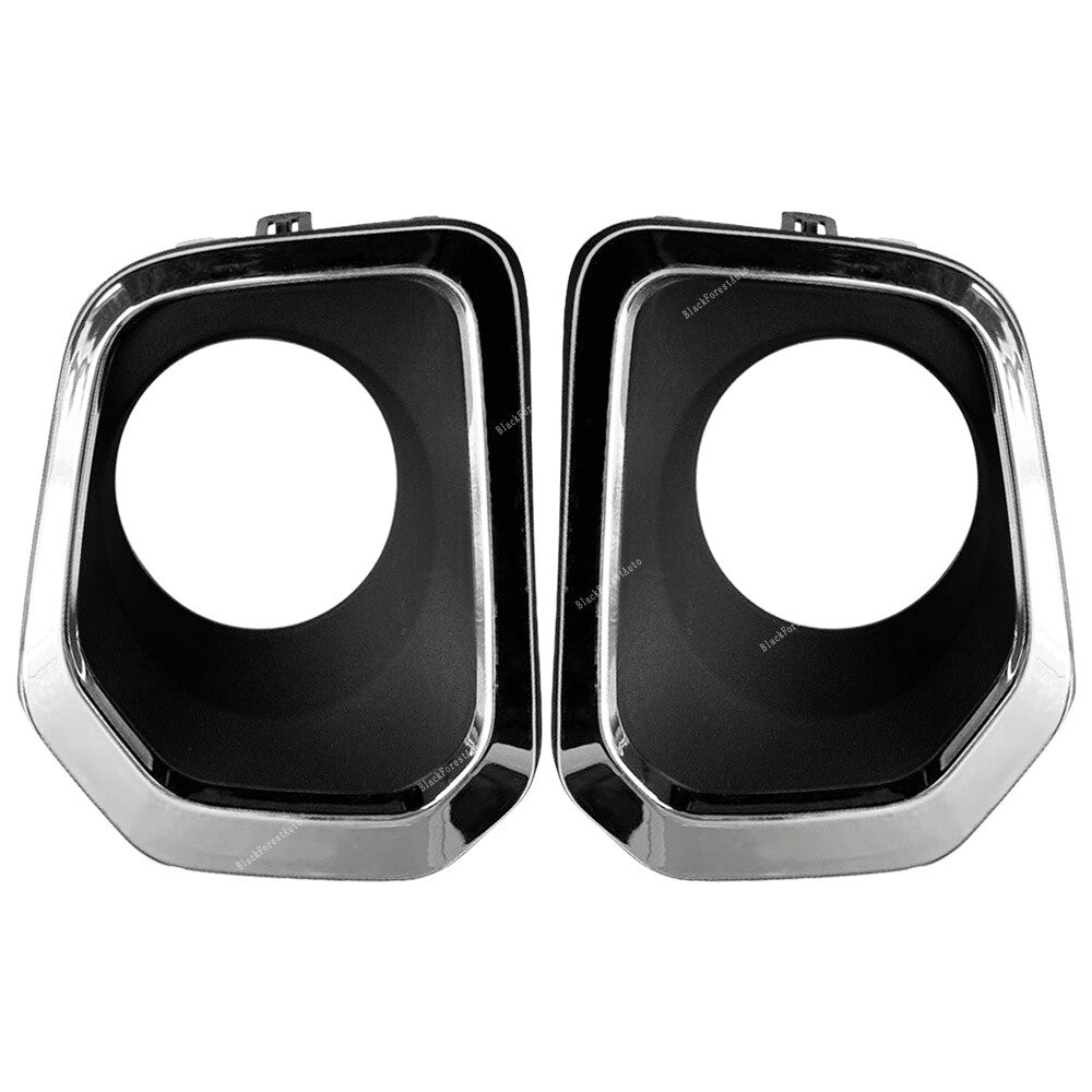 2x for Toyota Tacoma 2016 2017 20 Fog Light Trim Chrome+Black Right+Left Side