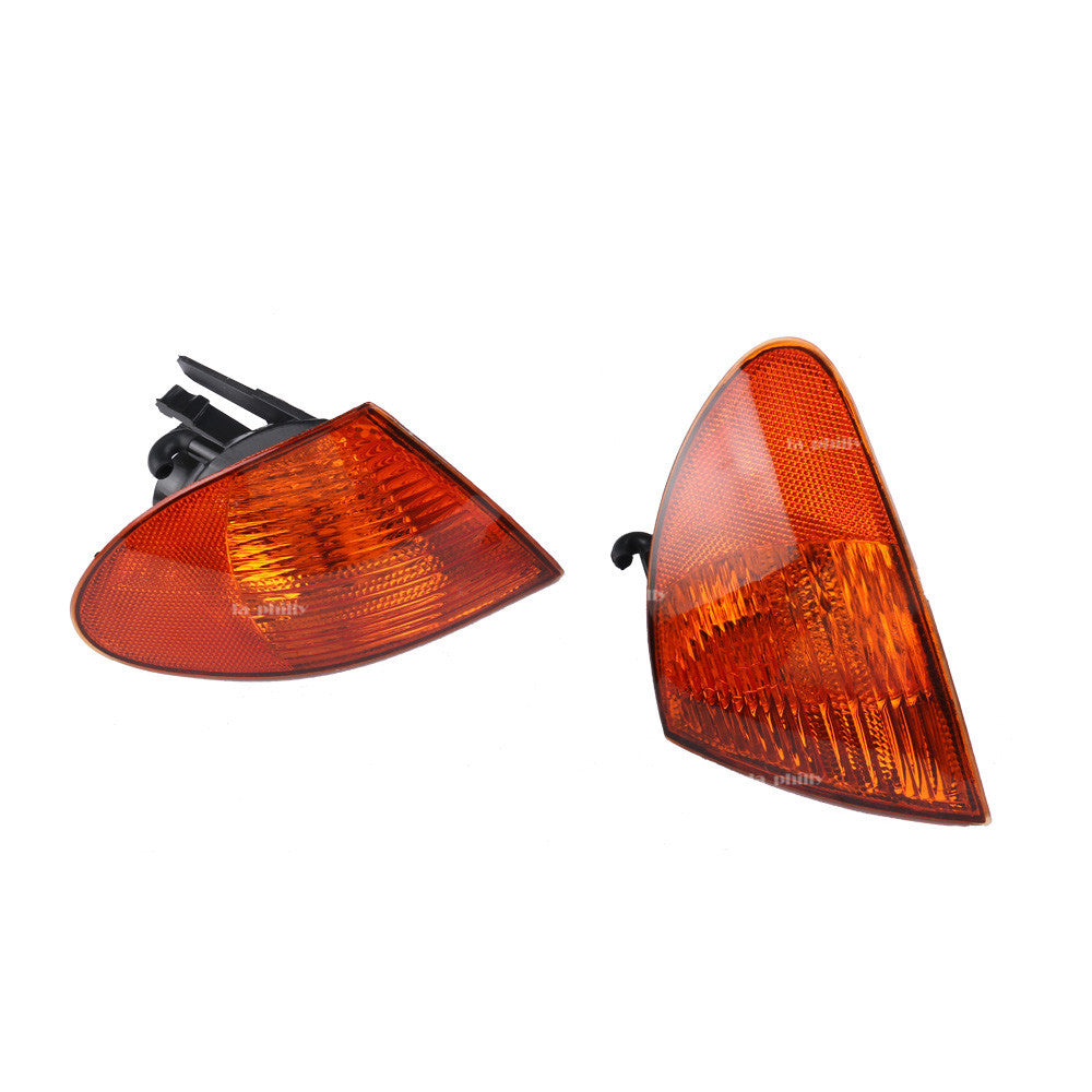 2x Parking Signal Indicator Corner Light Amber for BMW 3 Series E46 99-01 Sedan Q