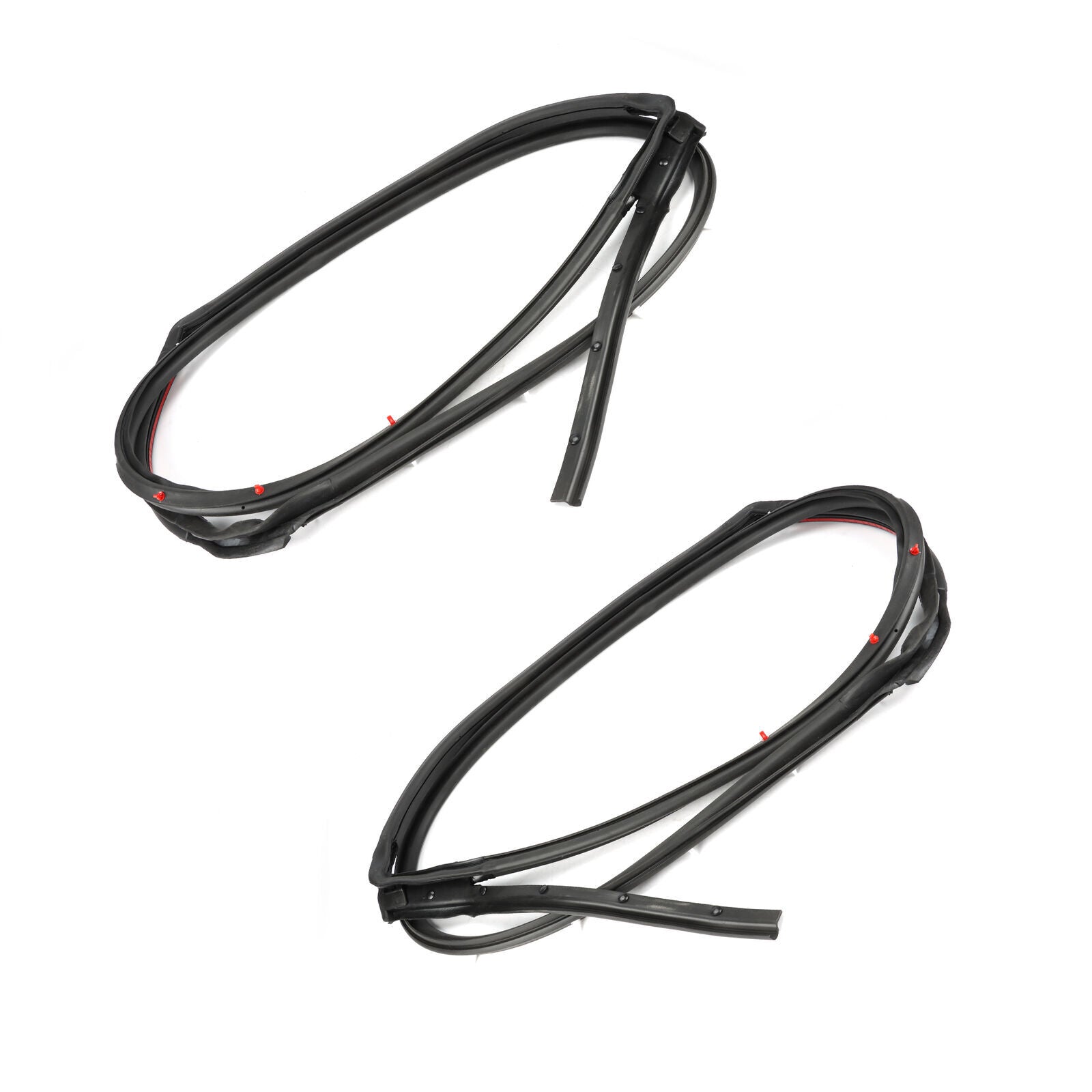 2x Left & Right Door Silence Weather Strip Seal Black Fits For Sentra 2013-2019
