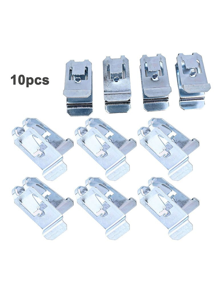 10Pcs Car Ceiling Handle Clip Roof Handle Interior Trim Panel Fastener Clips v