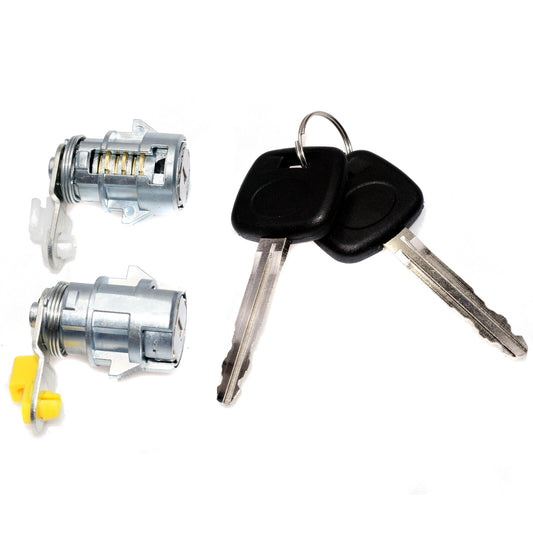 Door Lock Cyliner with Key Pair L&R for 4Runner Pickup 69051-35030 New - v