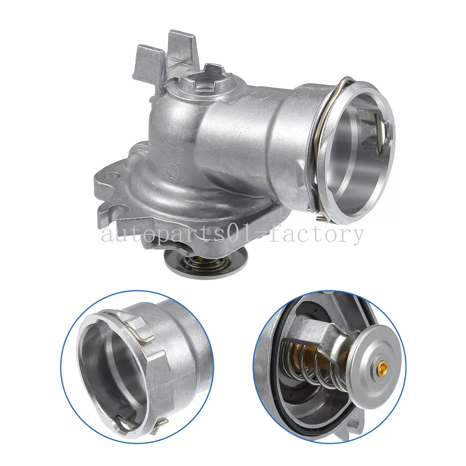 6422002315 Engine Coolant Thermostat Housing Assembly for Mercedes-Benz GL 350