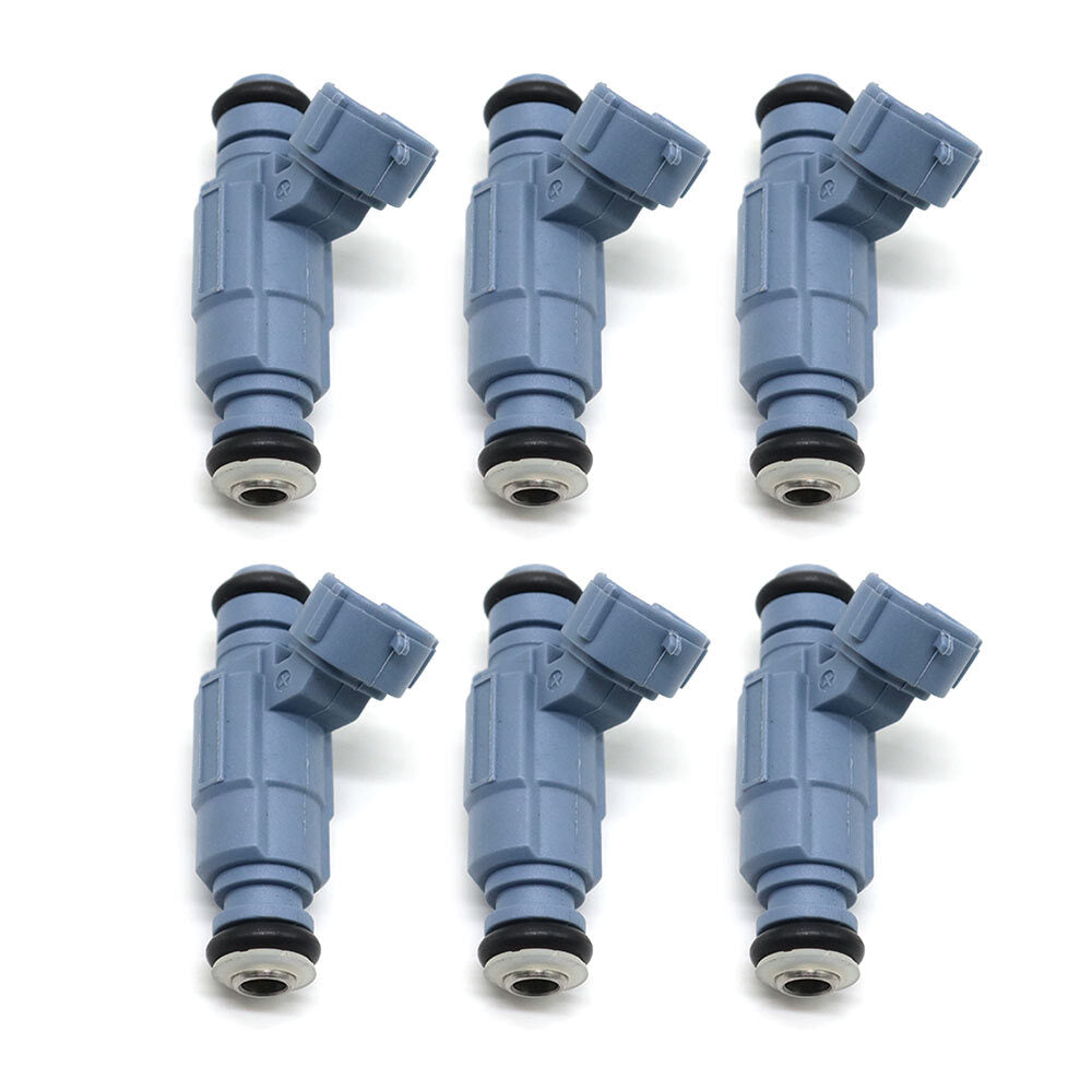 Set of 6 Fuel Injectors 842-12256 For 2001-2006 for Hyundai Santa Fe 2.4L 3531038010