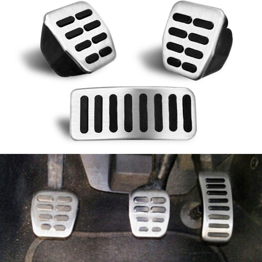 3pcs Clutch Gas Brake Foot Pedal Cover for VW for Bora for Golf MK3 MK4 Vento Lupo Polo