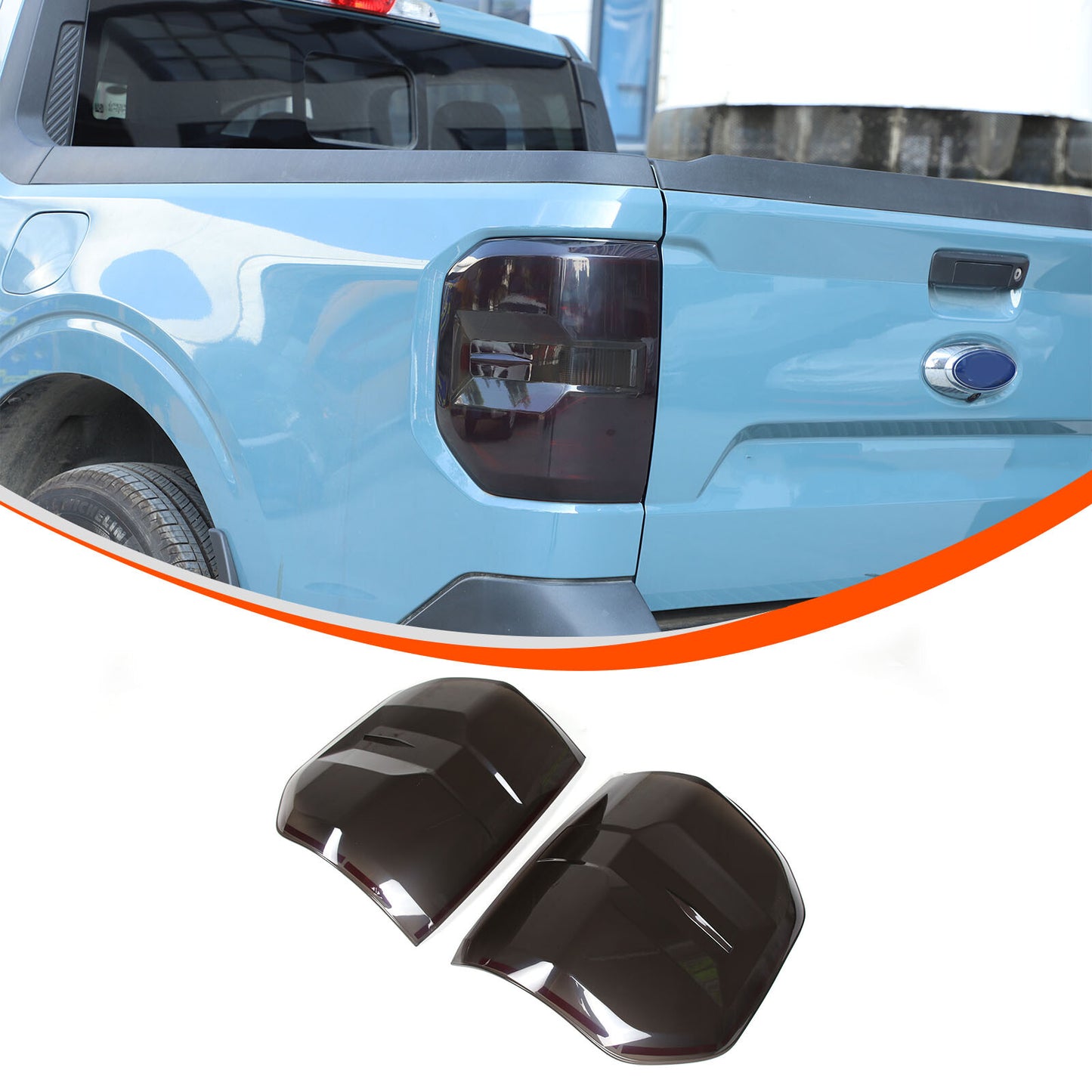 ABS matte black headlight switch frame trim cover for Toyota Tundra 2022-2023