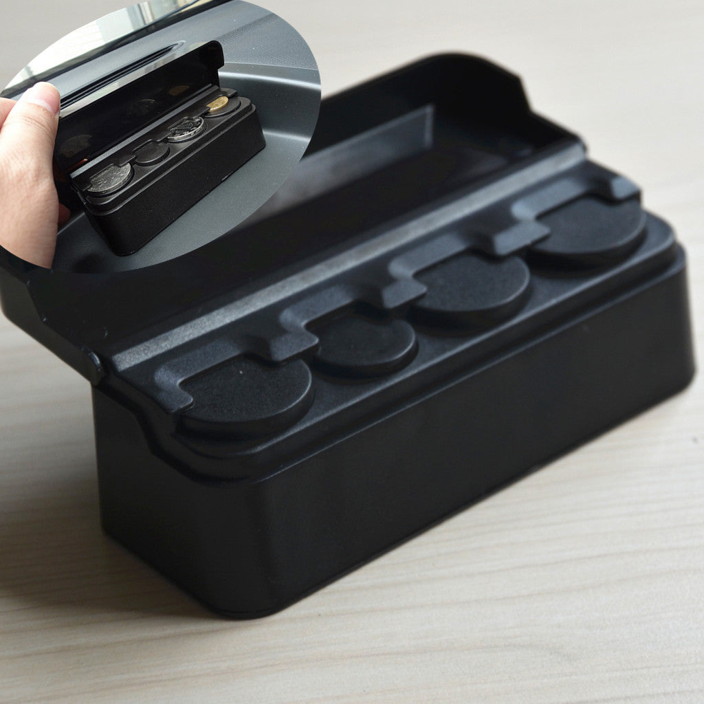 Car Coin Case Loose change Storage Box Money Wallet Piggy Bank Holder Organizer