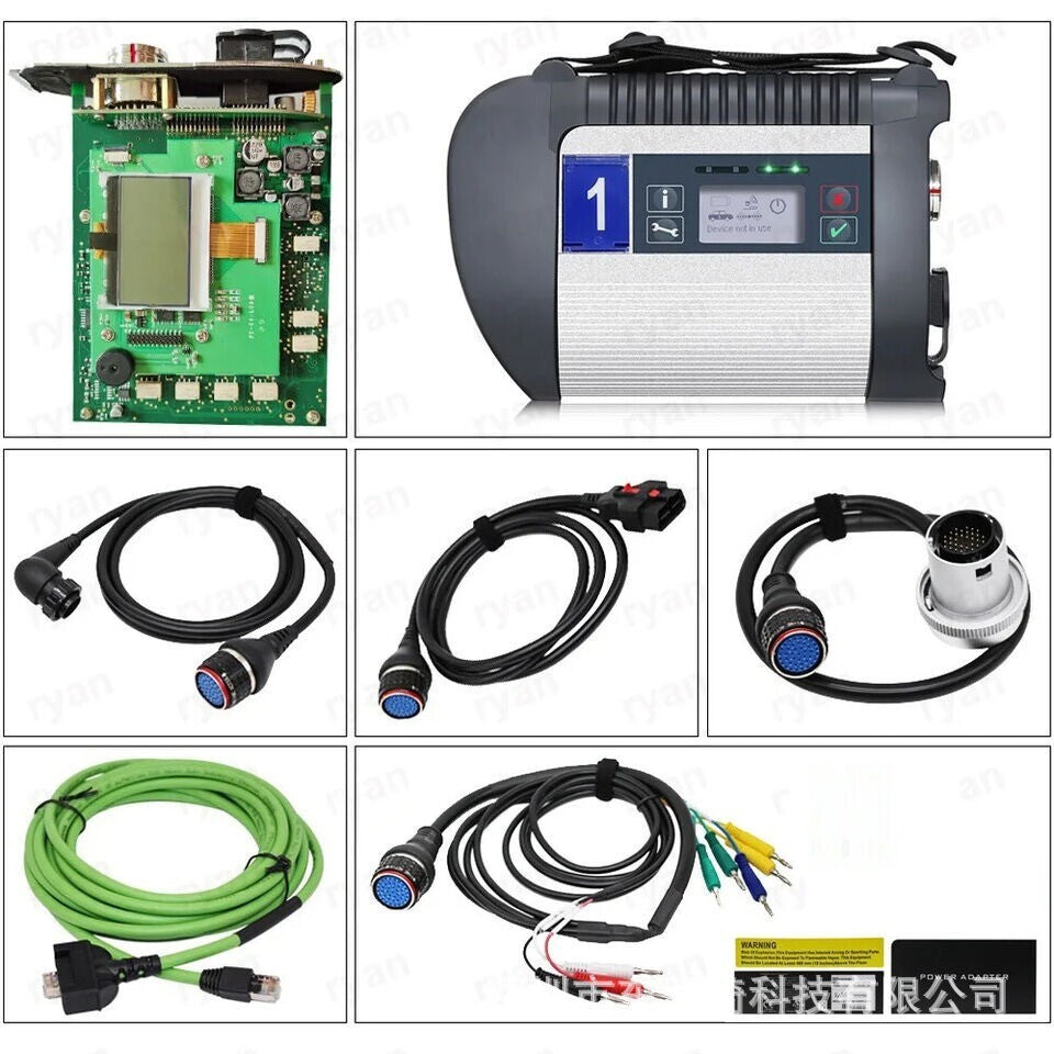 MB Star C4 Full Set SD Connector for Mercedes Trucks/Vehicle Diagnostics Supports DoIP/WIFI Q