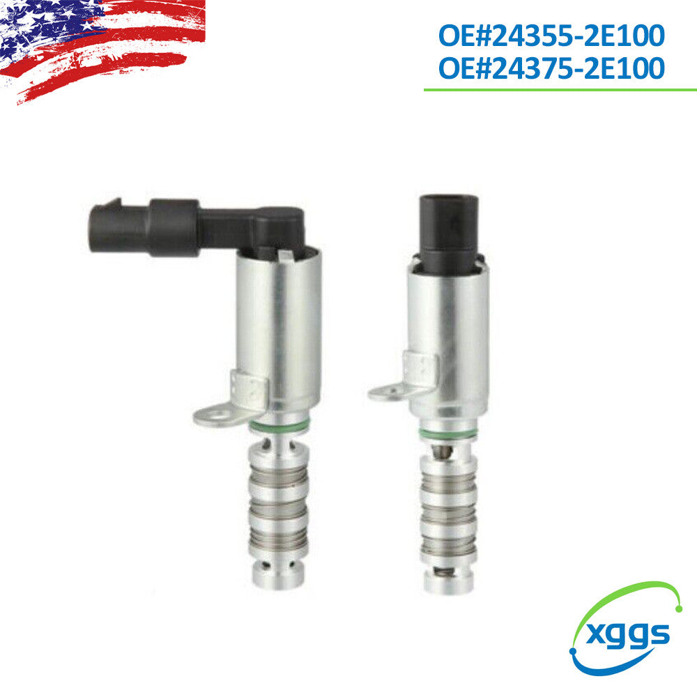 2x 24355-2E100 Fits for Hyundai for KIA 24375-2E100 VVT Solenoid Oil Control Valve Q