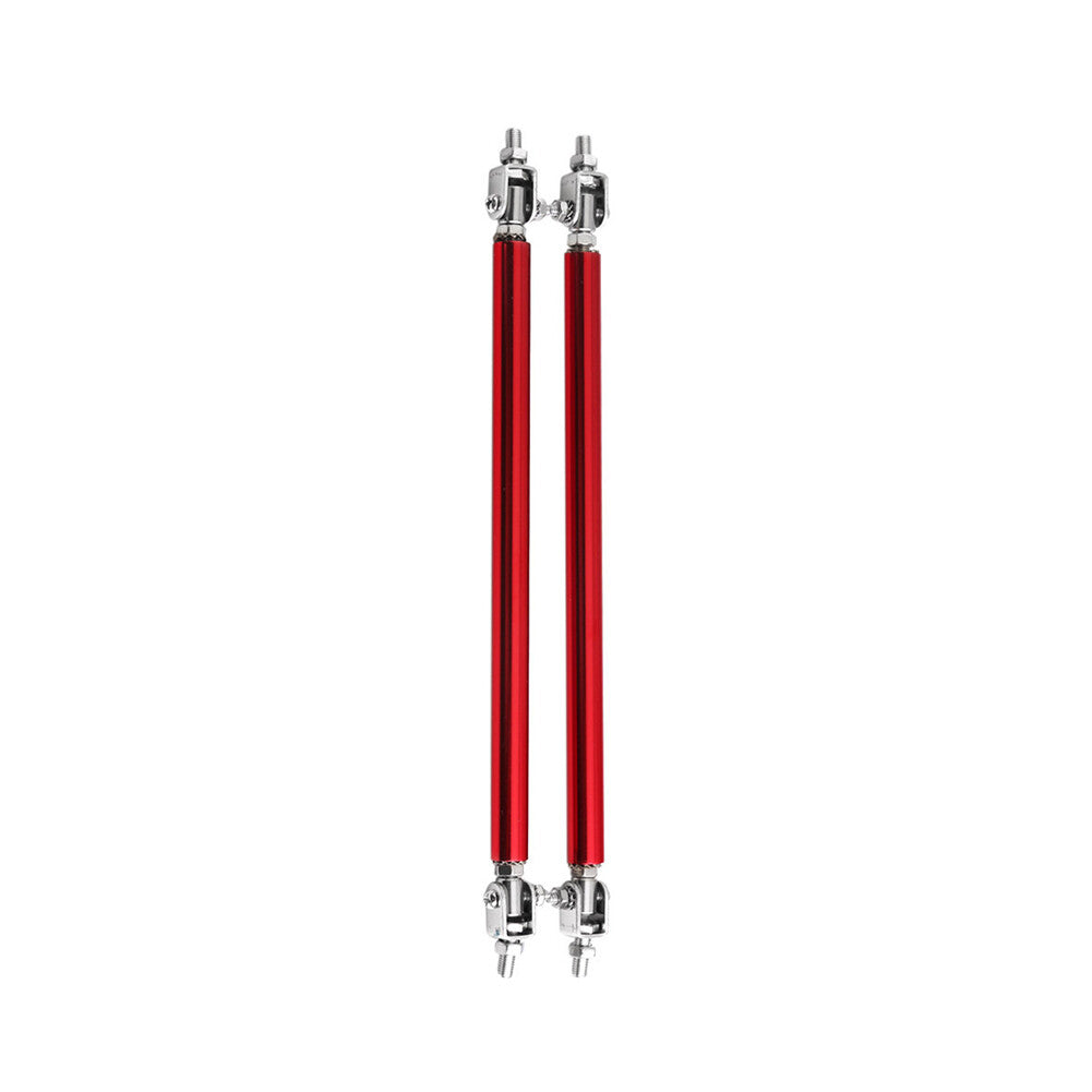 Adjustable front bumper lip splitter strut support rod suitable for universal applications.