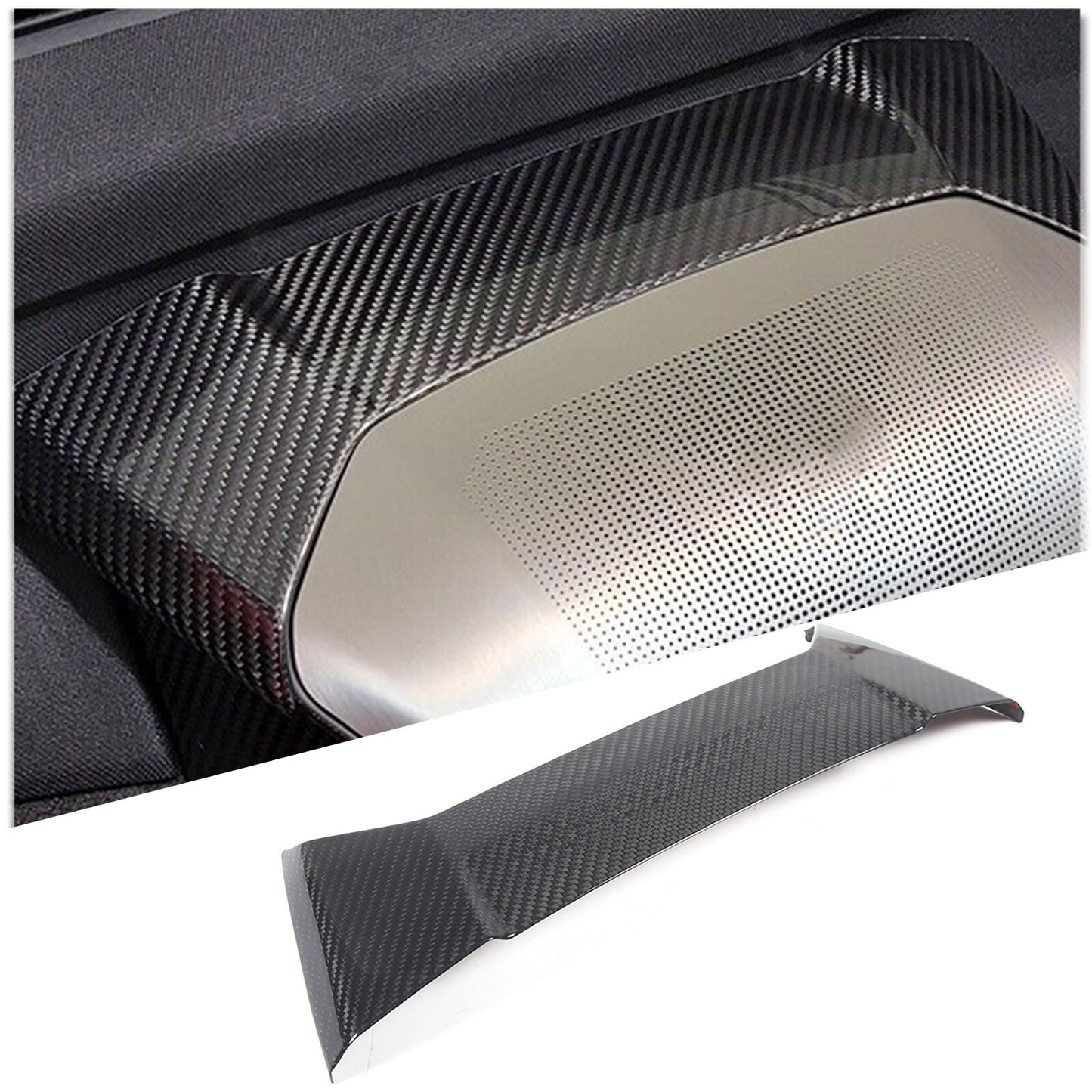 Leather Steering Wheel Cover DIY Hand-Stitched Kit Car Accessories 38CM- v