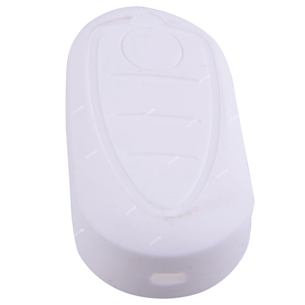 White 3 Buttons Silicone Key Case Cover Shell for Alfa Romeo 4C Mito Giulietta Q