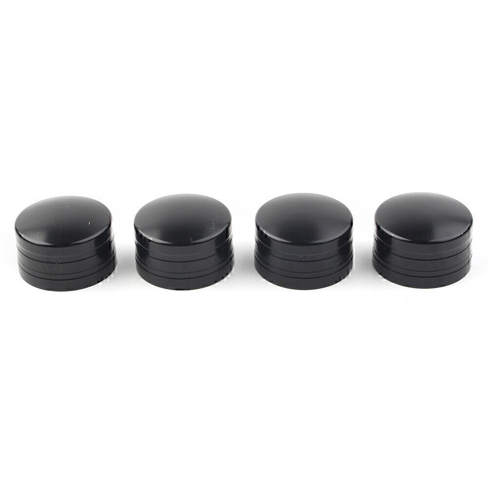 Head Bolt Spark Plug Covers Fit for Harley Sportster XL Twin Cam Touring Black 4pcs