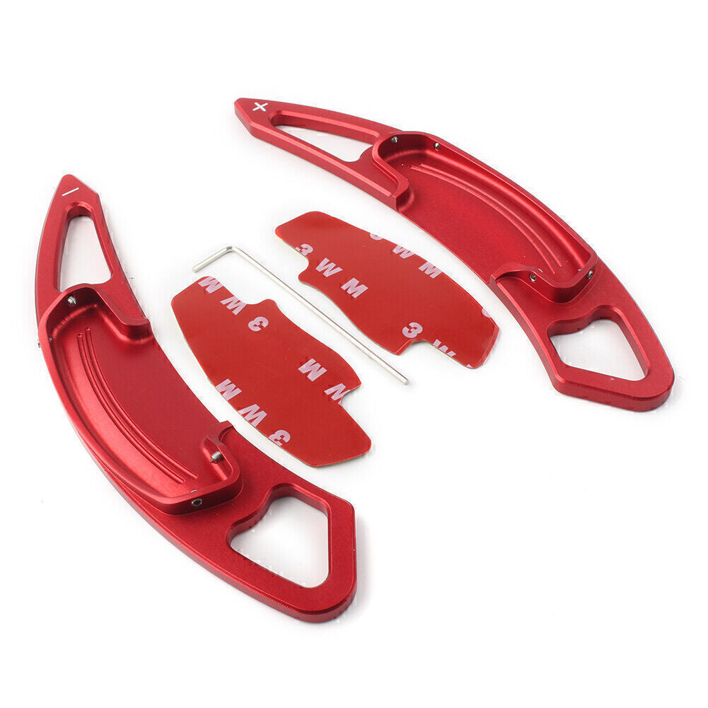2x Red DSG Paddle Shifters Extensions Cover Trim Fit for Honda Accord 2013-2019