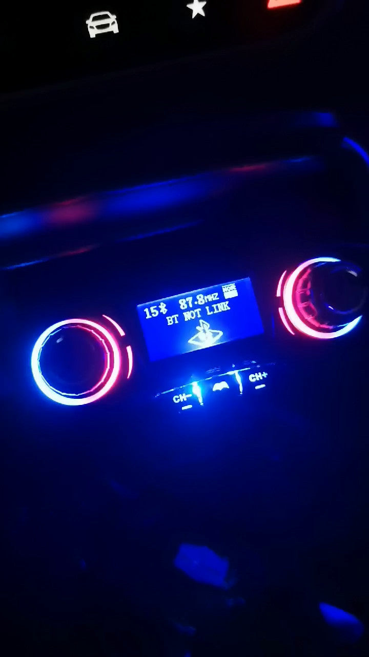 Bluetooth FM Transmitter 1.3in LED Screen Car MP3 Player Audio Handsfree Adapter