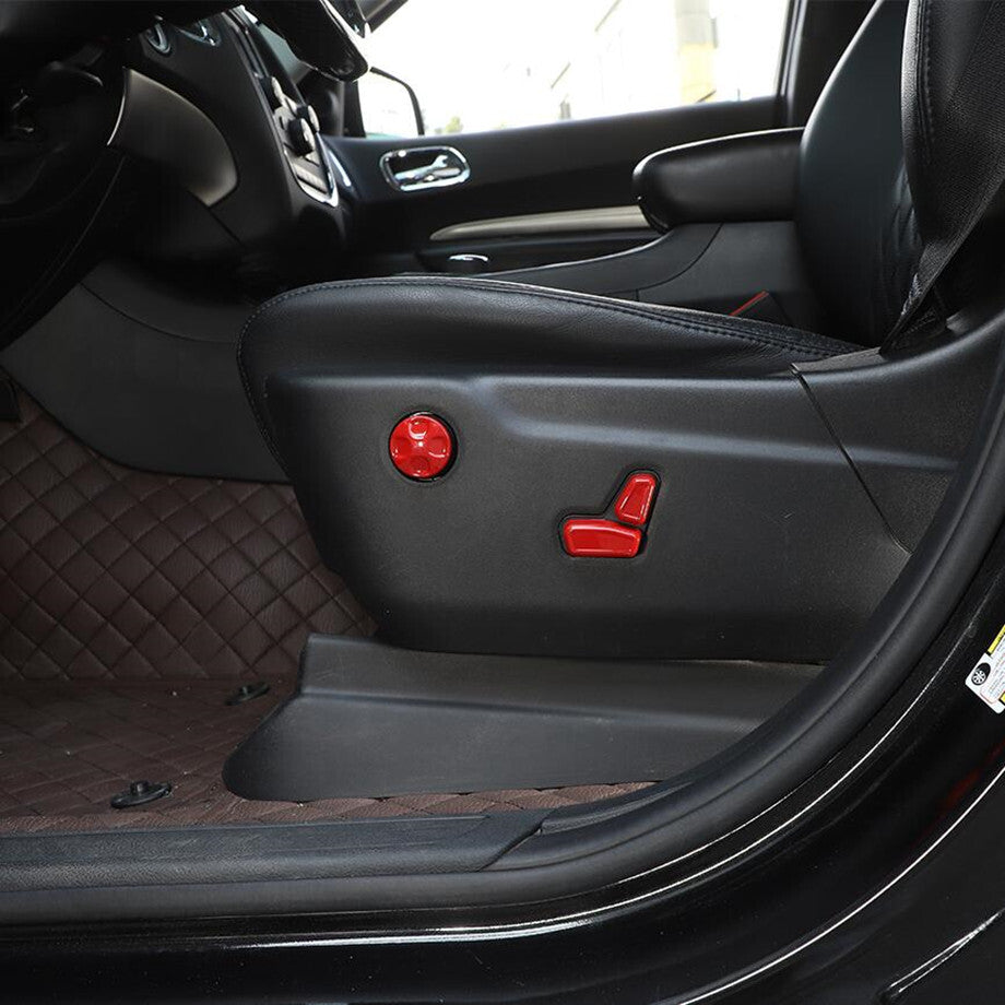 For 2011-2024 for Dodge Durango Red for Seat Electric Adjust Switch Button Cover Trim 6P v