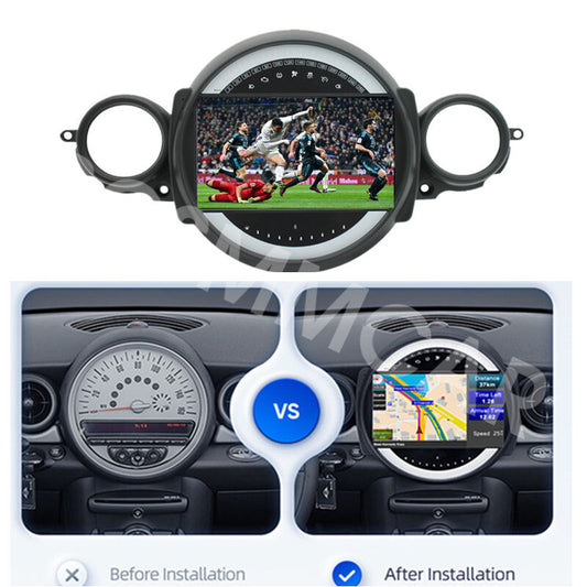 9in Car Radio For Carplay Android Auto Stereo Fit for BMW for Mini Cooper 2007-2013