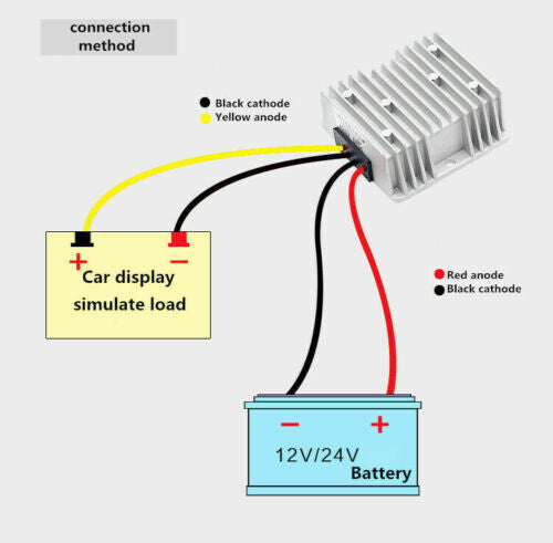Car Power Voltage Stabilizer Regulator 8-40V To 12V 6A 72W Converter Waterproof