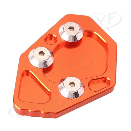 for BMW K1200S/R K1300S/R Orange Kickstand Side Stand Foot Plate Extension Plate Q