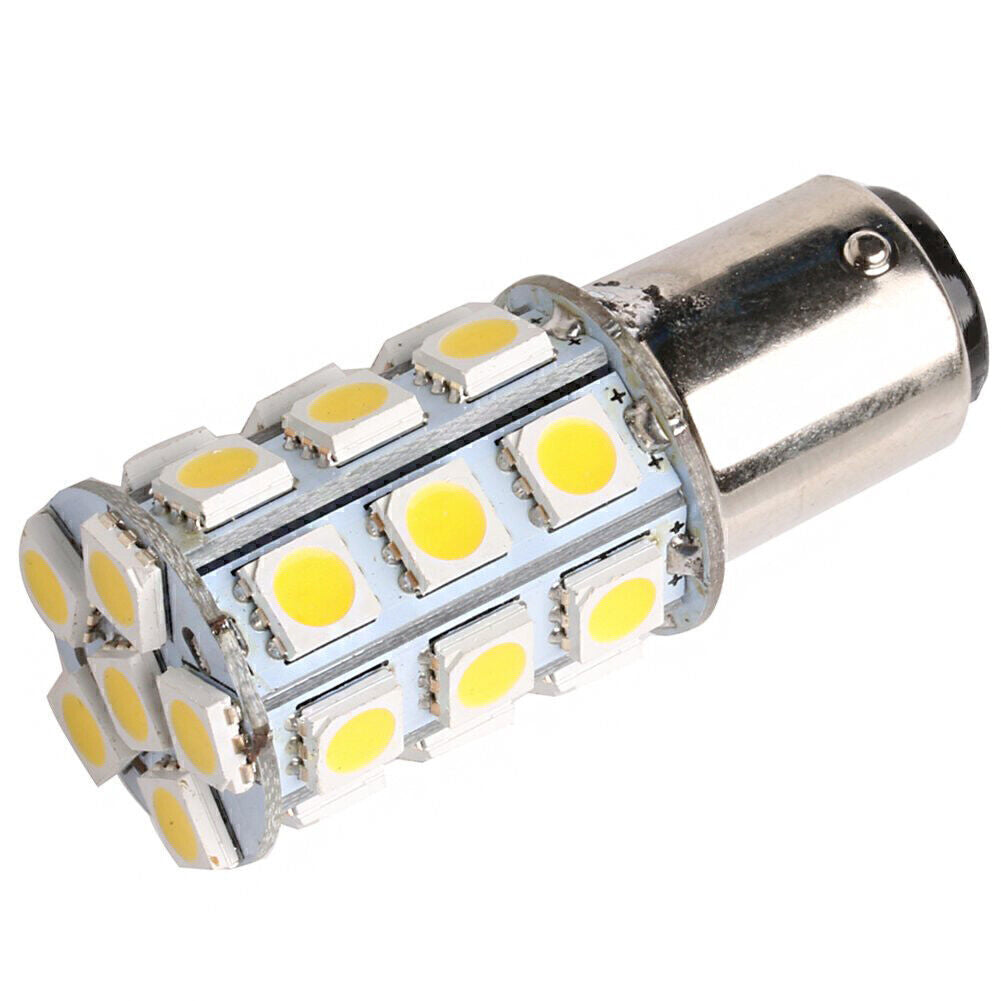 Lights Bulbs Lamp White Cabin Marine Boat Interior 27-SMD BA15D AC/DC24V Car