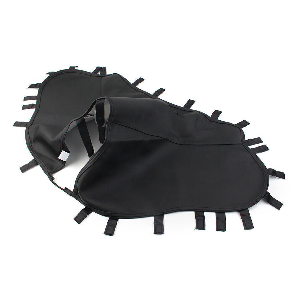 Leather Fairing Cover Black for 2014-up for Harley Davidson FLHT FLHX Tri Glide
