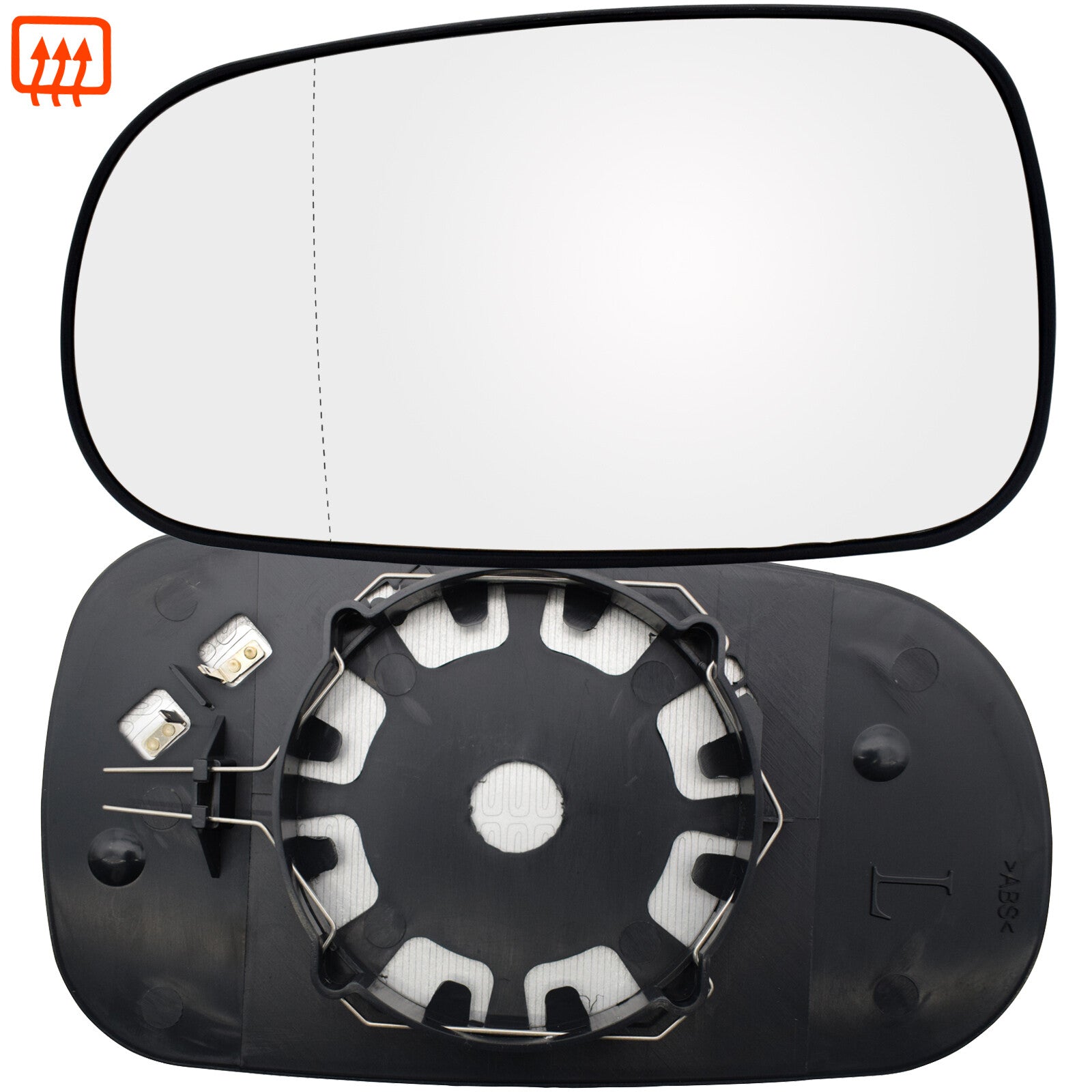 for Saab 9-5 9-3 93 2003-2008 Left Hand Passenger Side Wing Mirror Glass Heated