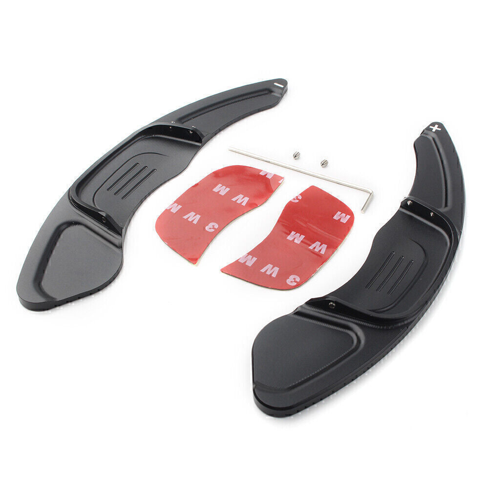 Car Steering Wheel Paddle Shifters Extension Fit for VW for GOLF 7 2015-GTI R MK7 Black