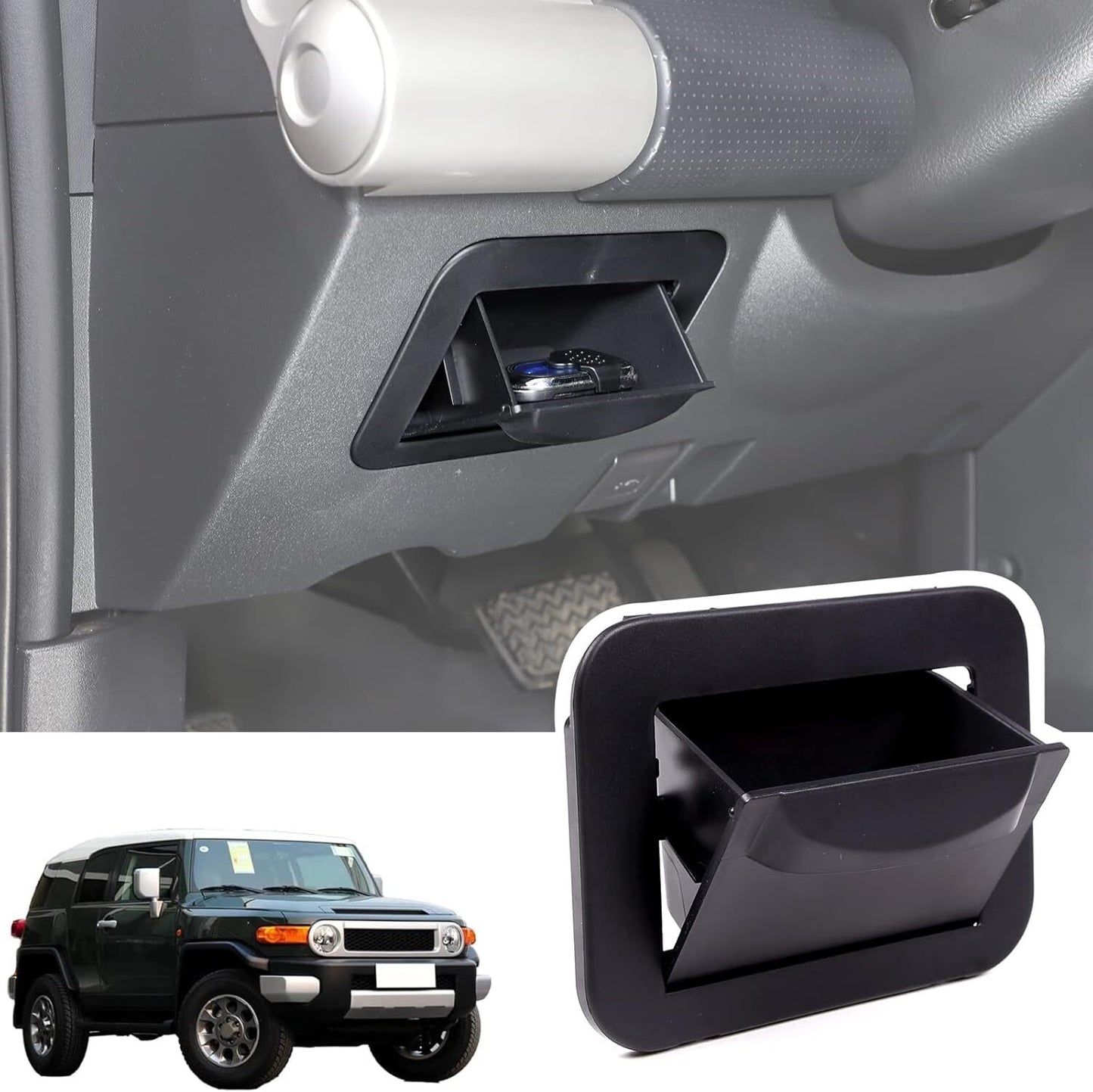 The center console fuse storage tray is suitable for FJ Cruiser 2007 - 2021 - n