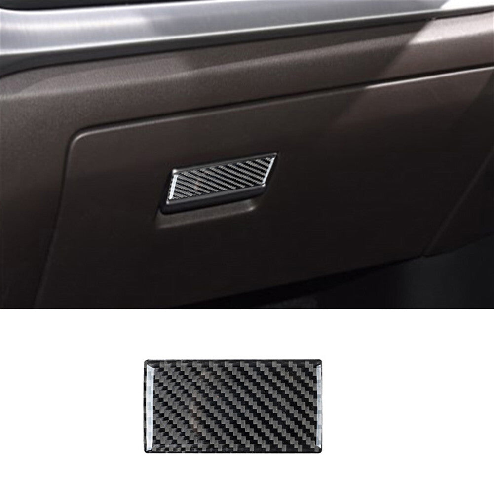 Carbon Fiber Interior Glove Box Handle Cover Trim for Mazda CX-9 2016-2022