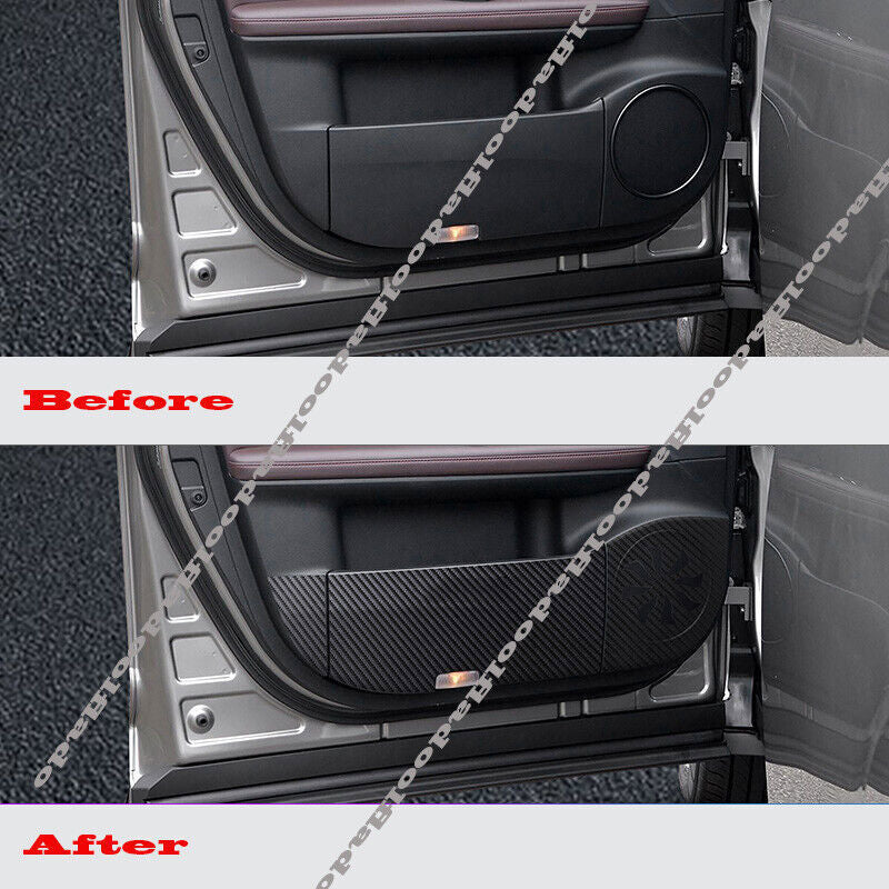ABS carbon fiber headlight switch button cover decoration suitable for Tundra 2014-2021- v