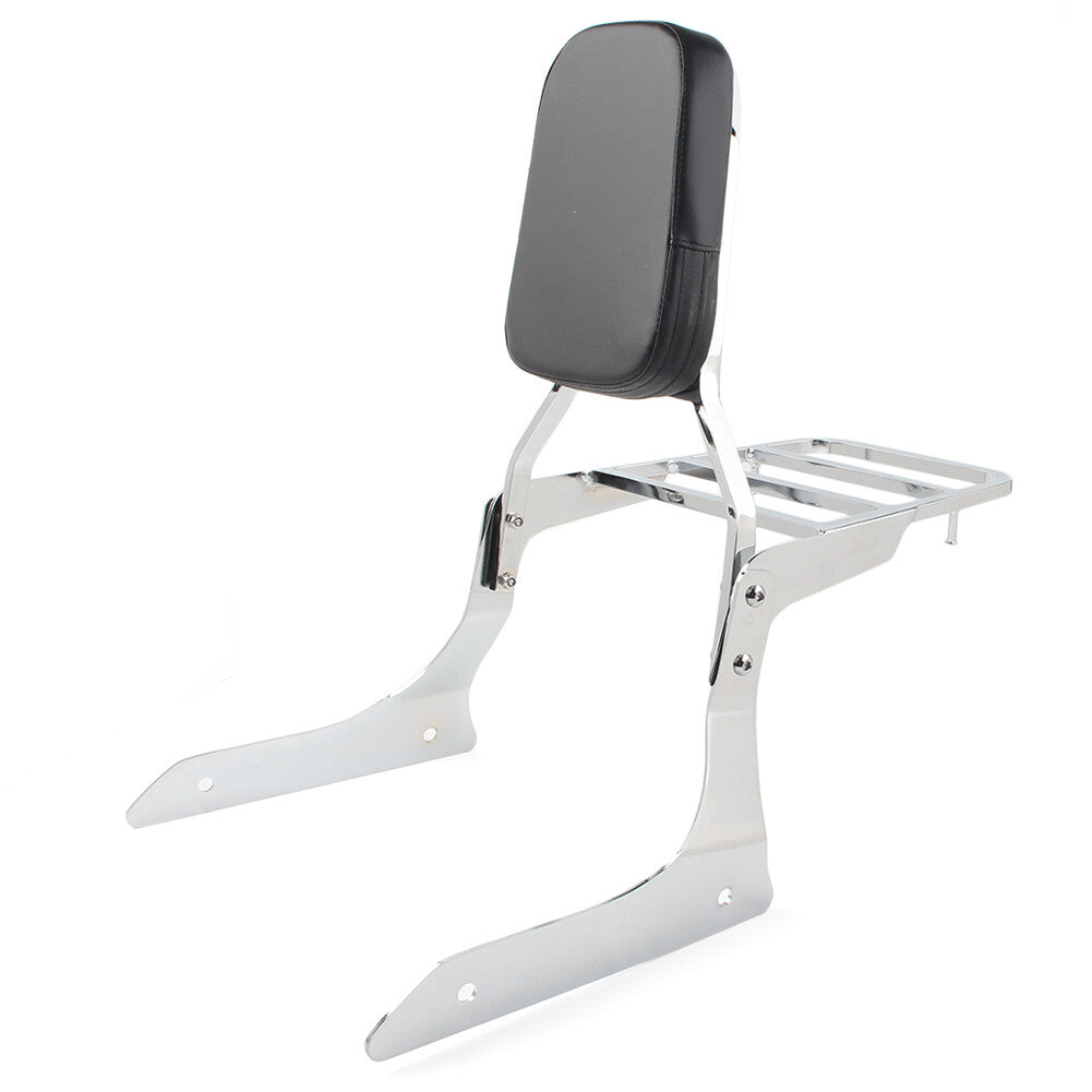 Backrest Sissy Luggage Rack Passenge for Yamaha Stryker 1300 XVS1300 2011-17 Q