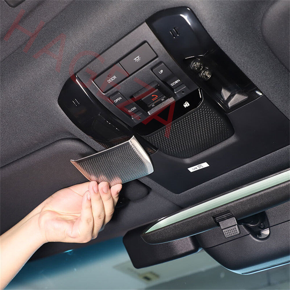 Silver Front Reading Light Speaker Net Cover For Toyot@ for Land Cruiser LC250 2024+