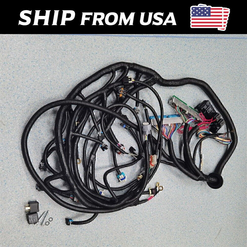 2003-07 LS Vortec Standalone Wiring Harness W/4L60E 4.8 5.3 6.0 Multec Wire DBW