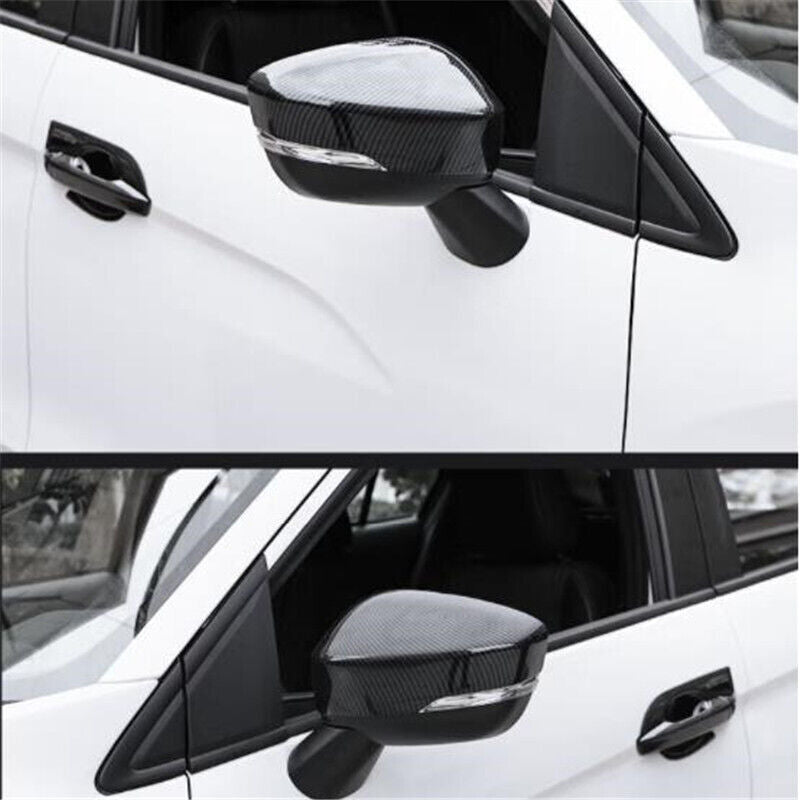 Carbon Fiber Rearview Mirror Cover Trim for Mitsubishi Eclipse Cross 2018-2022