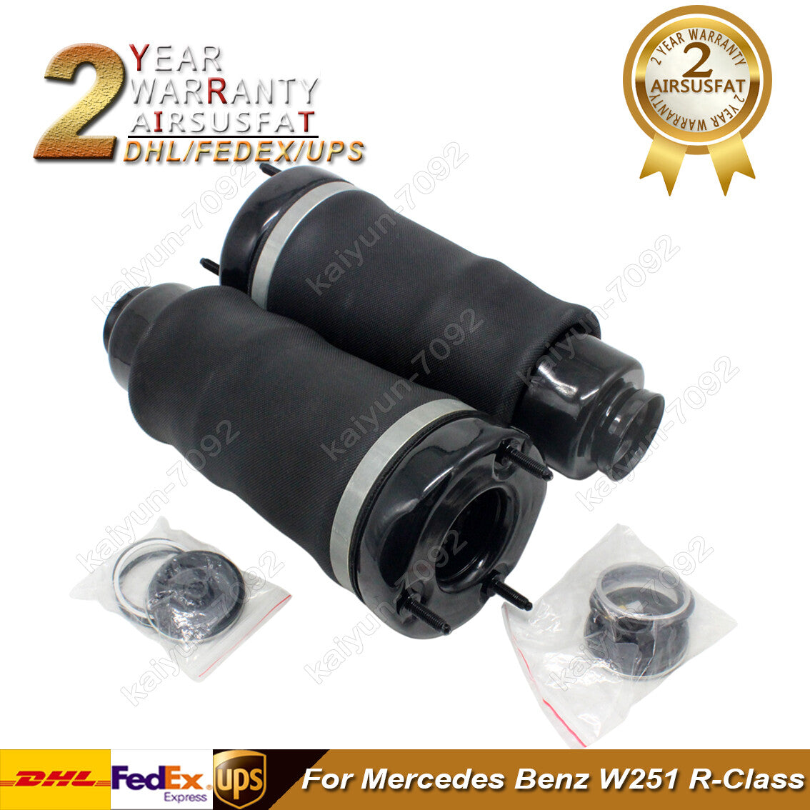2X for Mercedes-Benz W251 R-Class Front Air Suspension Spring Bags 2513203013