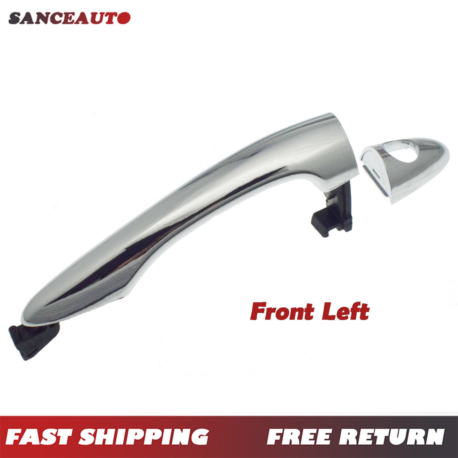 Brand new chrome exterior door handle for the left front, suitable for Kia 2.0L and 2.4L models (2011-2016). n