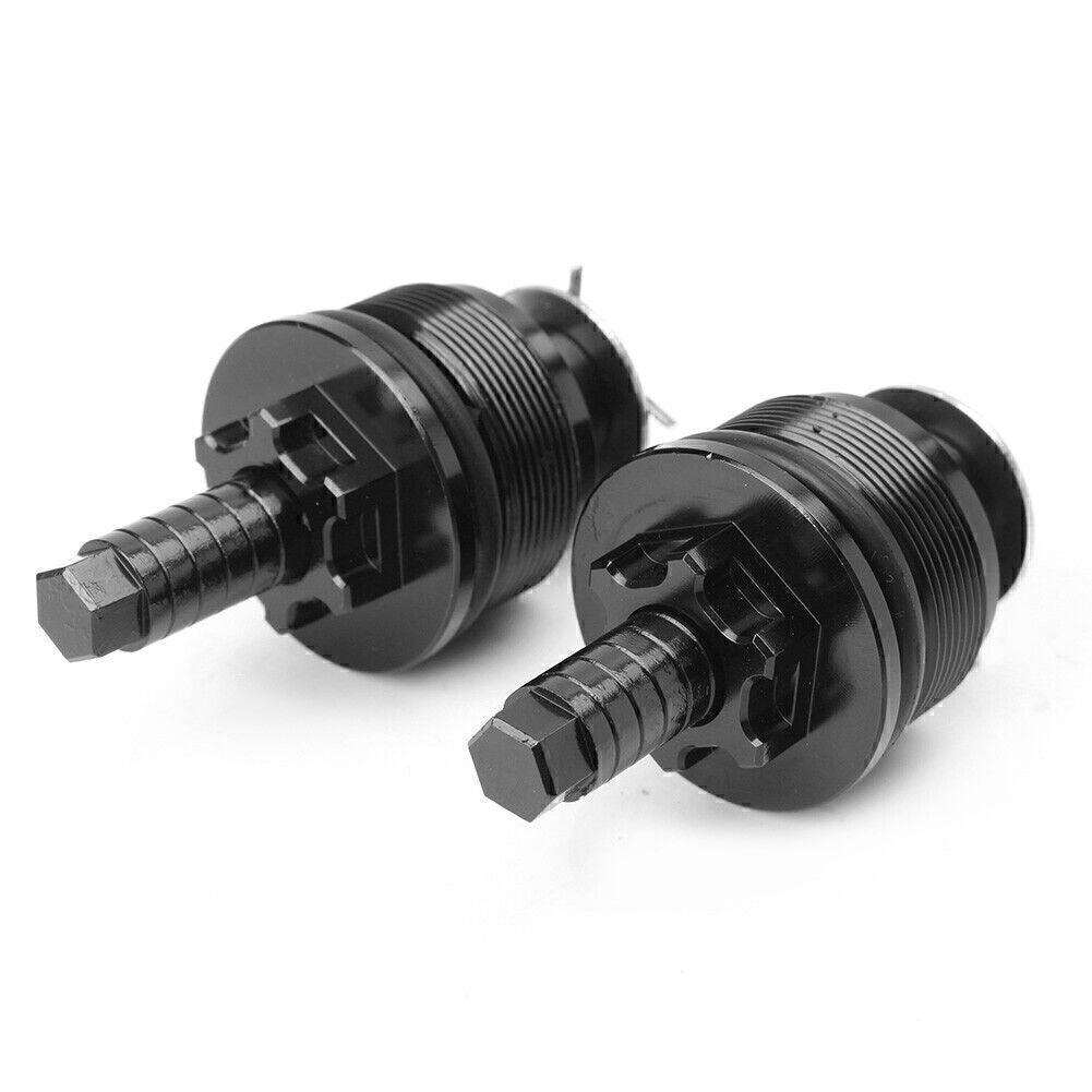for Honda CMX250 Black Aluminum Pair CNC Preload Adjusters Fork Bolts Silver Q