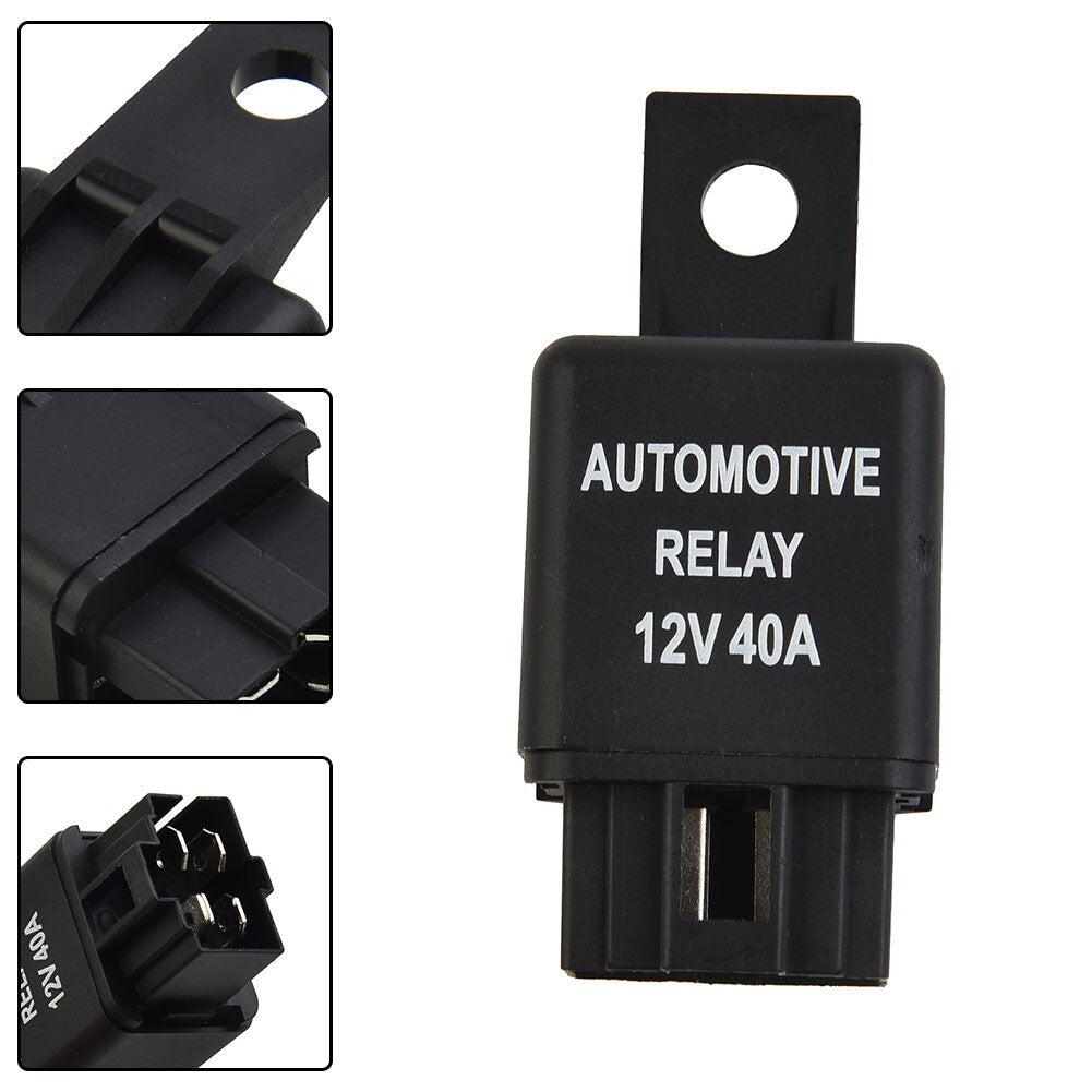 40A Automotive Relay, 4-Pin Automotive Part for Fog Lights,