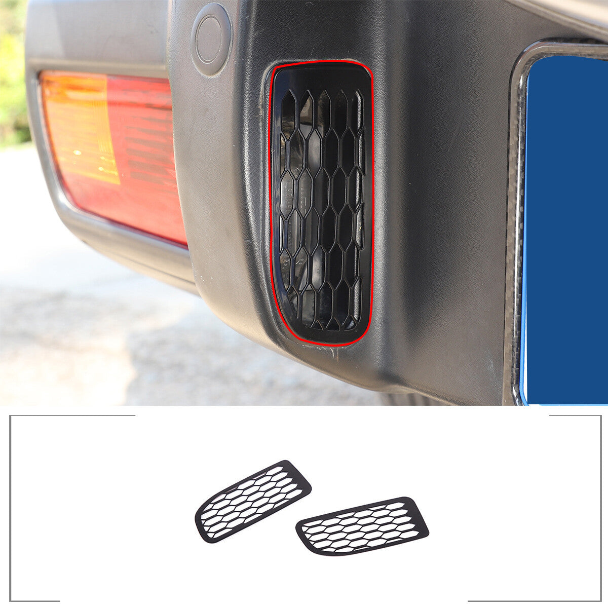 American flag rear window decal for Hummer H3 2005-2009