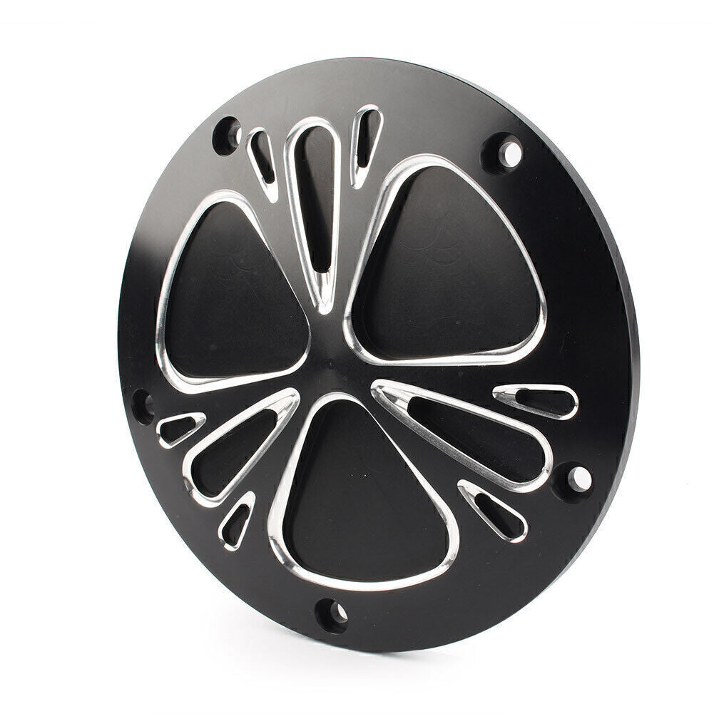 for Harley Dyna Softail Sportster Black Clutch Timer Derby Cover & Point Cover Q