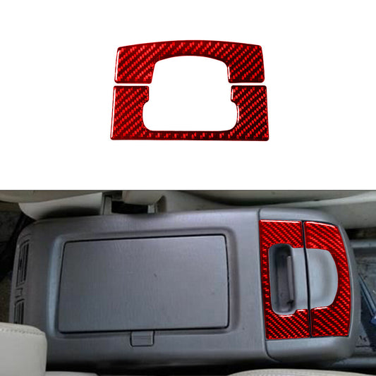 Carbon Fiber Automatic Gear Shift Panel Cover Trim for Audi A4 S4 2005-2008 v